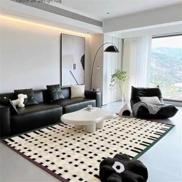 Imagem de HJZSZX Tapete de sala de estar, tapete antiderrapante, cobertor leve para cama de família, FYR sem fiapos, 1.120 x 160 cm (3,9 x 5,25 pés)