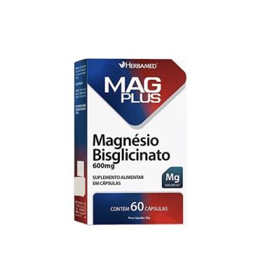 Imagem de Mag Plus Magnésio Bisglicinato 60 Capsulas. Herbamed