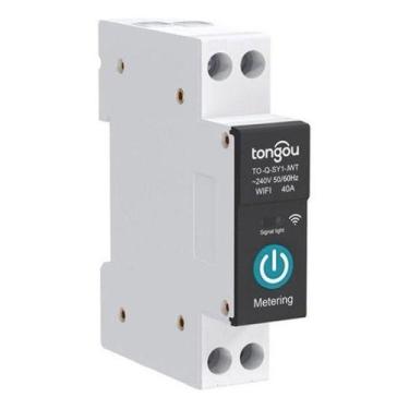 Imagem de Disjuntor Wifi 2 Polos 40a Monitor Energia Alexa Google Home - Tongou