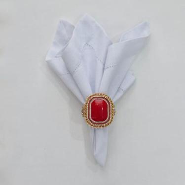 Imagem de Porta Guardanapo Medalhão - Decor Madame Blue, Vermelho