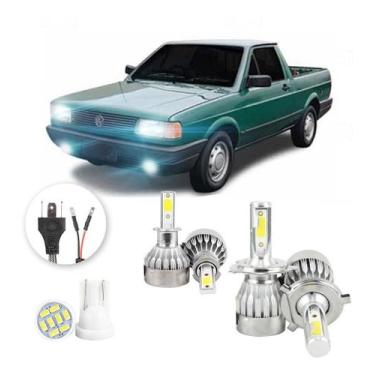 Imagem de Lampadas Led Volkswagen Saveiro G1 1991 A 1998 H4 H3 20000lm - V10, Br