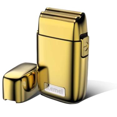 Imagem de Máquina De Barbear Profissional Premium Gold Original - Para Acabamento Barbeador Aparador Pelo Portátil Maquininha Elétrico Recarregável Sem Fio Bivolt Dourado Barbeiro Masculino Aparelho Cortar Cabelo