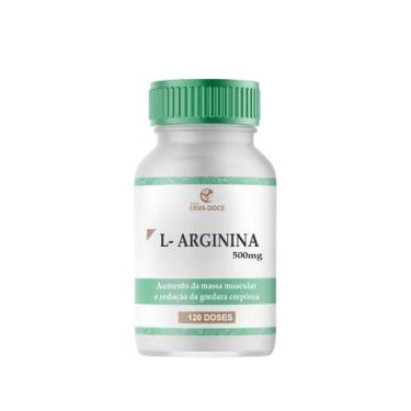 Imagem de L- Arginina 500Mg 120 Capsulas - Botica Erva Doce