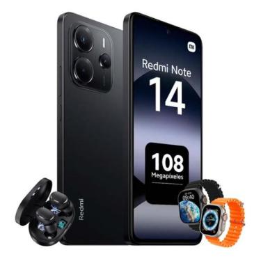 Imagem de Smartphone RedmiNote 14 8GB RAM com 256GB Ram Dual SIM Lançamento 2025
