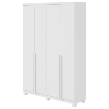 Imagem de Guarda-Roupas 4 Portas 2 Gavetas 100% MDF Alonzo sem Espelho e com Pés