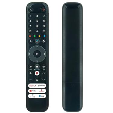 Imagem de Beyution Controle remoto de voz substituído RC833 GUB2 adequado para TCL C64K Series QLED Smart TV 4K UHD Andoird TV 43C645K 50C645K 55C645K 65C645K 75C645K 85C645K 98C655 85C655 75C655 75C65C65