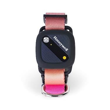 Imagem de Honeywell Rastreador de atividades para animais de estimação com GPS para cães, gradiente - use sua coleira ou coleira de tamanho único incluída - cercas geográficas, alarme Find-My-Pet e histórico de