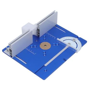 Imagem de Placa de Inserção de Mesa de Roteador de Liga de Alumínio Com Roteamento, Entalhe e Fresagem para Bancadas de Marcenaria, Perfuração, Esmerilhamento, Lixamento e Aplicações de