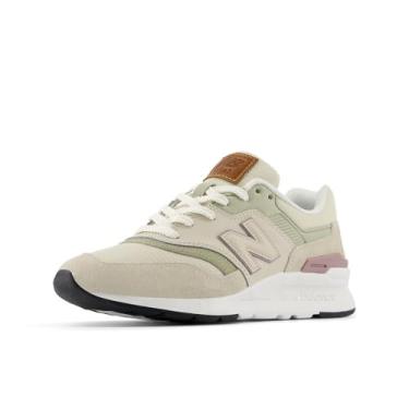 Imagem de New Balance 997h V1 feminino, Timber Wolf/Olivine/Ice Wine, 37