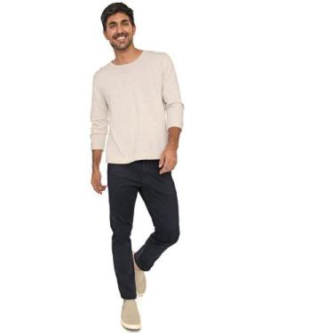 Imagem de Calça Macaw Sarja 7767 Azul Marinho F075, 38, Azul