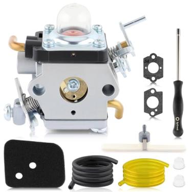 Imagem de MOTOALL Carburador 523012401 para Husqvarna 122HD60 122HD45 para Jonsered HT2218 HT2223 para Redmax CHT220L CHT220 Aparador de cerca viva substitui 596658301 523034701