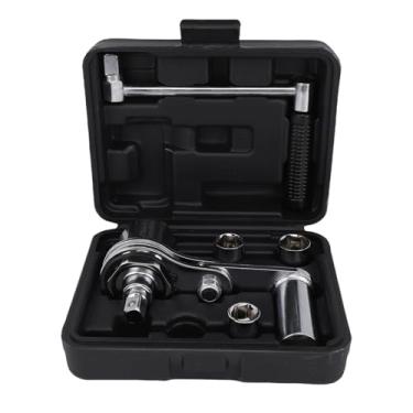 Imagem de Fabater Ferramenta para remoção de porcas de roda com chave de torque, multiplicador de torque 1:16, 680 N.M, com chave de 1/2 de acionamento e soquetes de 17mm/19mm/21mm