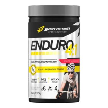 Imagem de Enduro 4:1 - Repositor Energético C/ Proteína - Bodyaction, Morango