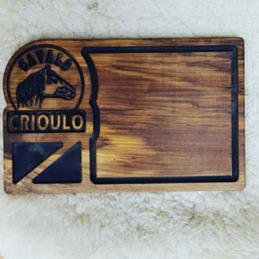 Imagem de Tábua Para Churrasco Cavalo Crioulo - Marcenaria Rabaioli