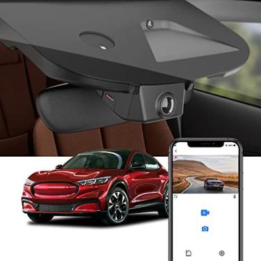 Imagem de Fitcamx 4K Dash Cam Adequada para Ford Mustang Mach-E 2021-2025 GT Select Premium, OEM Estilo, 2160P UHD Vídeo, incorporados WiFi e APP, Loop Gravação, G-Sensor, Plug & Play, 64GB Cartão