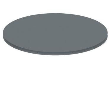 Imagem de Tampo Redondo 70 cm (Largura) P25 Pandin MDP 2,50 cm (altura) Cor Grafito