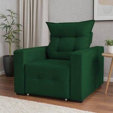 Imagem de Poltrona Amamentação E Decoração Helena Verde