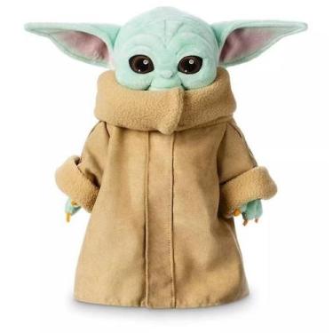 Imagem de Boneca de pelúcia Baby Yoda de pelúcia de 30 cm The Mandalorian - Gloo