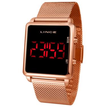 Imagem de Relógio Feminino Lince Mdr4596L Pxrx Digital Rose 50m