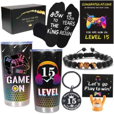 Imagem de Conjunto de presentes Carselage, 15 anos, menino gamer, aniversário de