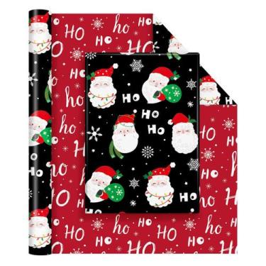 Imagem de Papel de Natal reversível WERNNSAI Santa 43x10 m