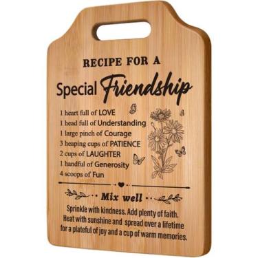 Imagem de Tábua de cortar Milcier Bamboo 30x22cm Presente de amizade