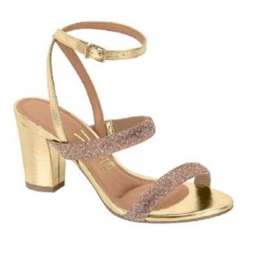 Imagem de SANDALIA VIZZANO GLITTER SALTO MEDIO REF 6262.1222.28347-Feminino