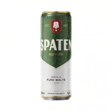 Imagem de Cerveja Munich Helles Puro Malte Spaten Lata 350ml