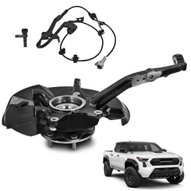 Imagem de 698-148 Conjunto do cubo do rolamento da roda da junta da direção dianteira apto para Toyota Tacoma 2005-2023 2.7L 3.5L 4.0L Substituição da junta de direção da suspensão # 43211-04060 4321104060