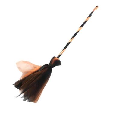 Imagem de Vassoura de Bruxa pra Fantasia de Halloween Infantil
