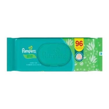 Imagem de Lenços Umedecidos Pampers Aroma de Aloe Vera 96 Unidades