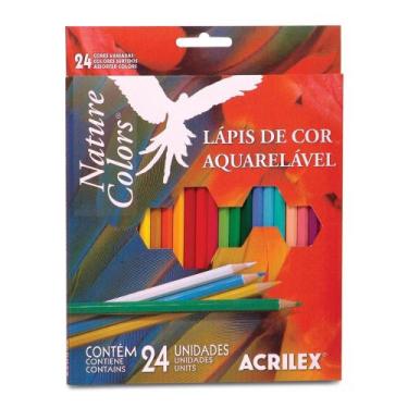 Imagem de Lápis de Cor Aquarelável 24 Cores - Acrilex