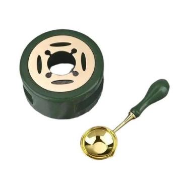 Imagem de Conjunto De Derretimento De Cera De Madeira Com Colher E Aquecedor De 