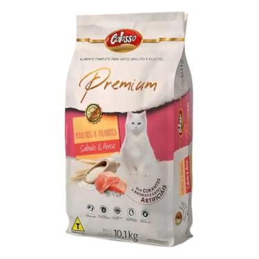 Imagem de Ração Premium Colosso Gatos Adultos E Filhotes Salmão Arroz 10,1 Kg