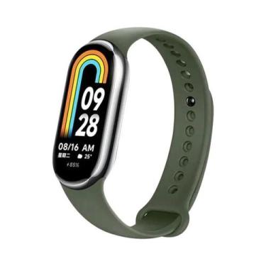 Imagem de Pulseira De Silicone Impermeável Para Xiaomi Mi Band 8 NFC, Acessórios