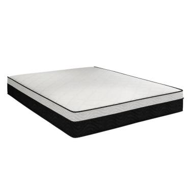 Imagem de Colchão Casal 138 Santiago D26 - Bello Box - Molas Ensacadas 25x138x188 - Preto