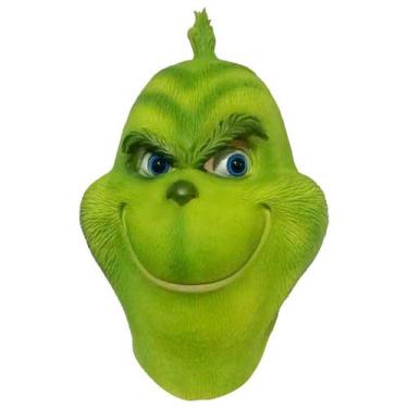 Imagem de Máscara de cosplay Grinch Halloween Carnival Easter Latex tamanho únic