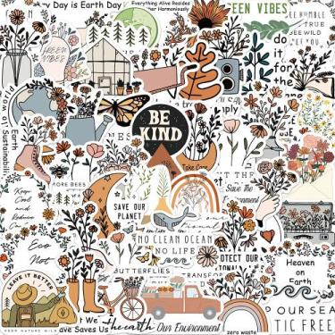 Imagem de Adesivos inspiradores em vinil inglês à prova d'água, 50 unidades - yi