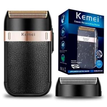 Imagem de Maquina Maquininha Acabamento Pezinho Barba Kemei 2024 Pro, Bivolt
