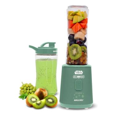 Imagem de Liquidificador Mallory Grogu 300w 600ml + 400ml 300w Verde 127v