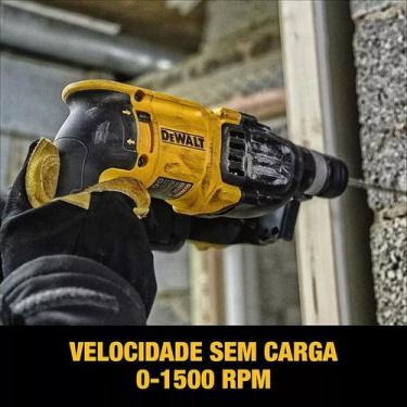 Imagem de Martelete Perfurador Rompedor 800w Dewalt D25133K, Preto e Amarelo, 22