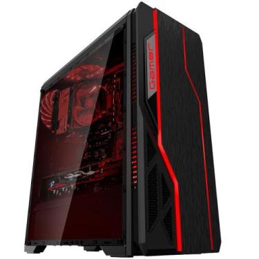 Imagem de Gabinete Gamer BG-009 Preto Bluecase - Sem Fonte / Usb 3.0
