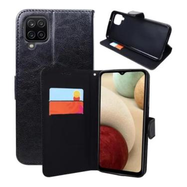 Imagem de Capa carteira capinha flip cover compatível com Samsung Galaxy A12 - I