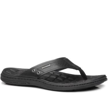 Imagem de Chinelo Masculino Ortopédico Pegada Couro Esporão Anatômico 131221, Pr