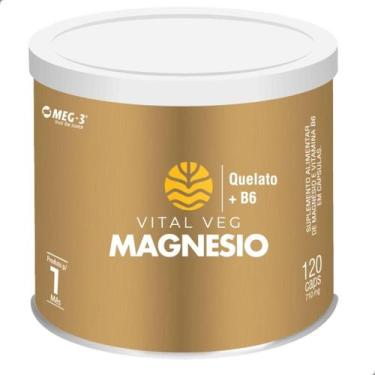 Imagem de Vital Veg Magnésio 120 Cápsulas Vitamínico Vital Atman, Natural