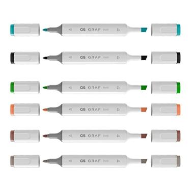 Imagem de Kit 48 Marcador Artistico Graf Duo Cis Escolha As Cores