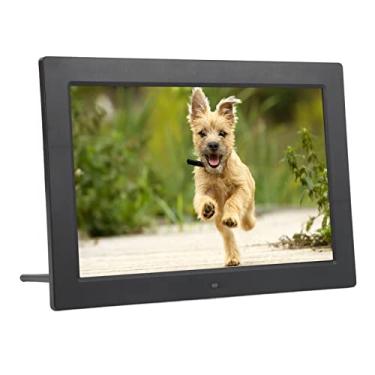 Imagem de Luqeeg Moldura digital para foto de 30,5 cm – tela LED HD 1280 x 800p, moldura inteligente com controle remoto, álbum eletrônico, suporta filme, vídeo, música, relógio, calendário e apresentação de slides, preto (EUA)