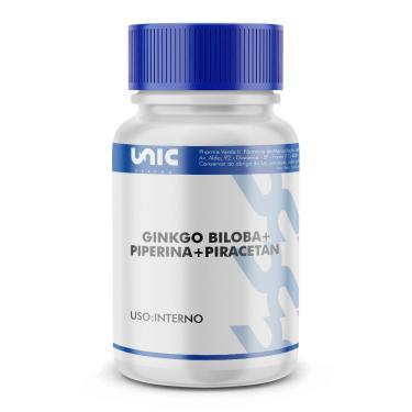 Imagem de Piperina + Piracetan + Ginkgo Biloba 120 Doses