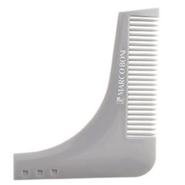 Imagem de Pente Alinhador Cinza Para Barba e Contorno Marco Boni