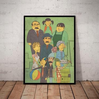 Imagem de Quadro Decorativo Arte Turma Do Chaves Desenho - Fanarte